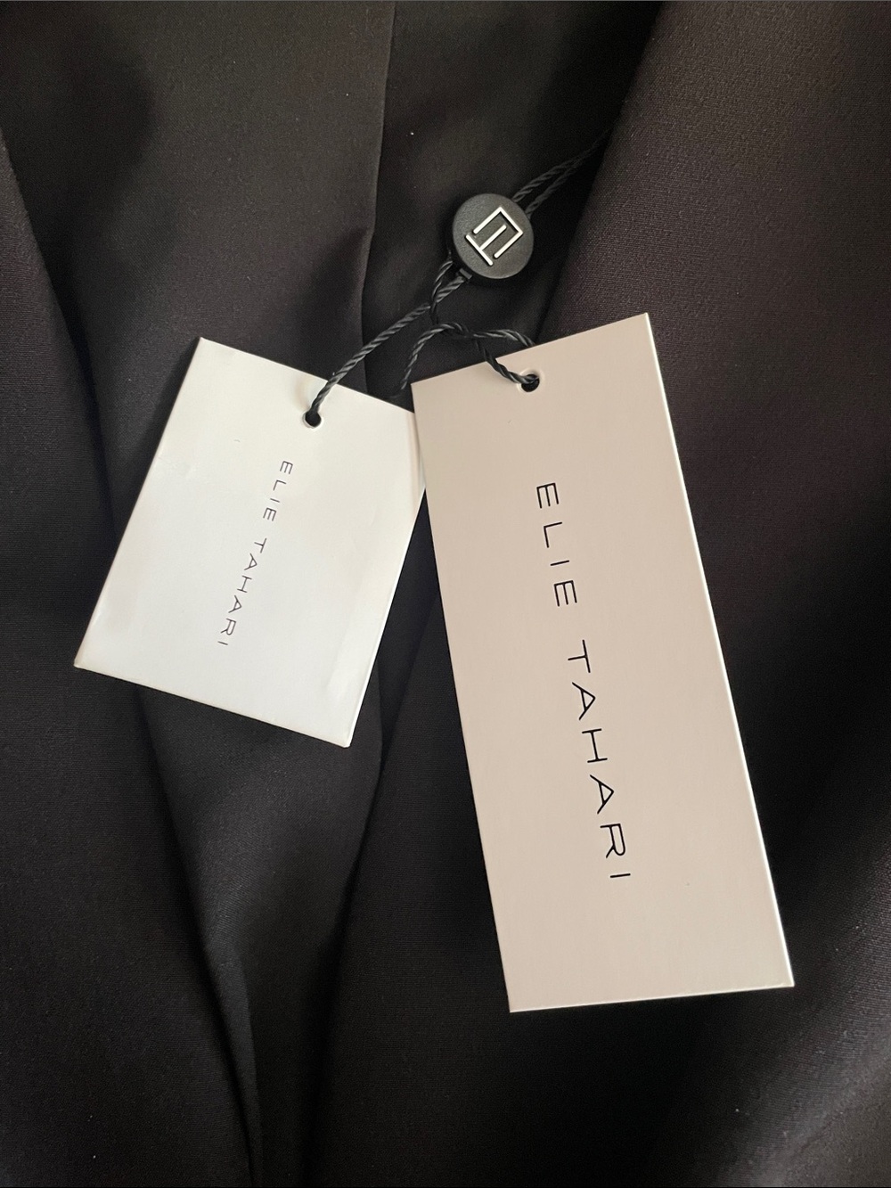 Elie Tahari Black Chic Design Blazer - Picture 4 of 10